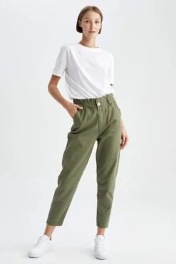 DeFacto Baggy Gabardin %100 Pamuk Pantolon 10 DeFacto Baggy Gabardin %100 Pamuk Pantolon -Tunik Style S2790AZ 22WN KH373 03 01