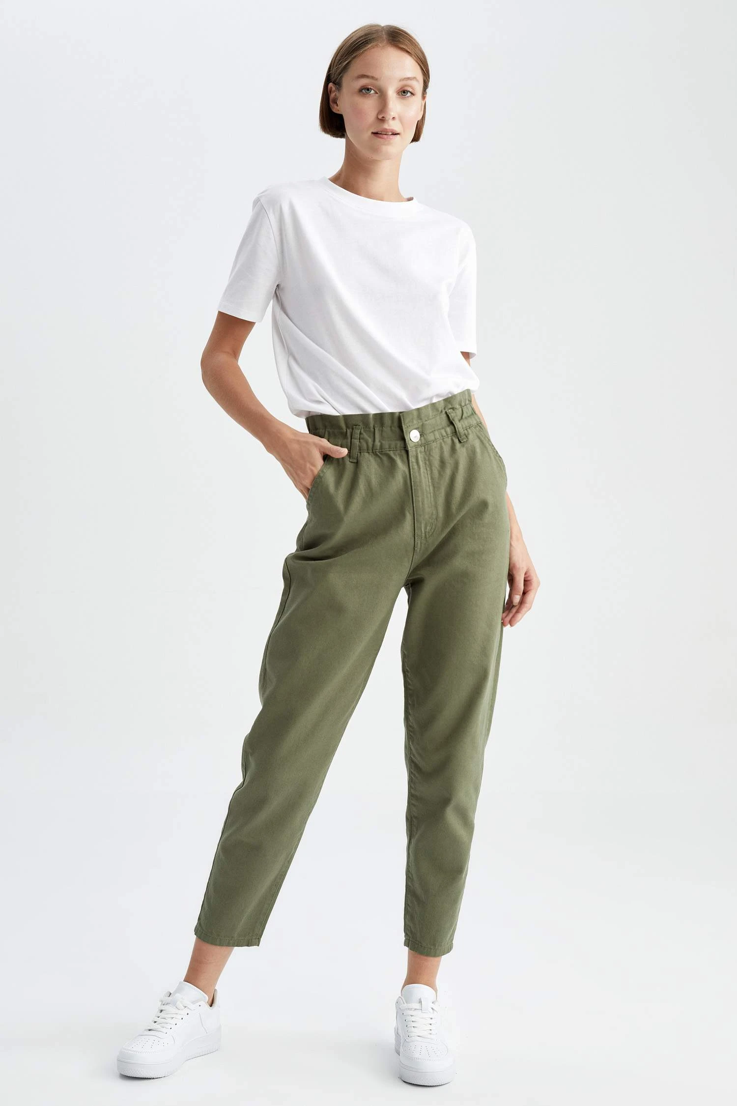 DeFacto Baggy Gabardin %100 Pamuk Pantolon 5 DeFacto Baggy Gabardin %100 Pamuk Pantolon – Bild 3