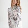 DeFacto Traditional Loose Fit Gömlek Yaka Desenli Uzun Kollu Tunik