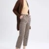 DeFacto Kazayağı Desenli Beli Bağcıklı Relax Fit Jogger Pantolon -Tunik Style T4089AZ 22AU BG197 01 03