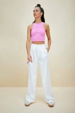 DeFacto Geniş Paça Normal Bel Cepli Pantolon -Tunik Style T5417AZ 23SP ER105 02 03