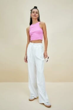 DeFacto Geniş Paça Normal Bel Cepli Pantolon -Tunik Style T5417AZ 23SP ER105 03 03