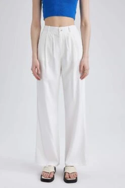 DeFacto Geniş Paça Normal Bel Cepli Pantolon -Tunik Style T5417AZ 23SP ER105 08 02