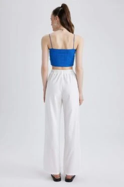 DeFacto Geniş Paça Normal Bel Cepli Pantolon -Tunik Style T5417AZ 23SP ER105 09 01