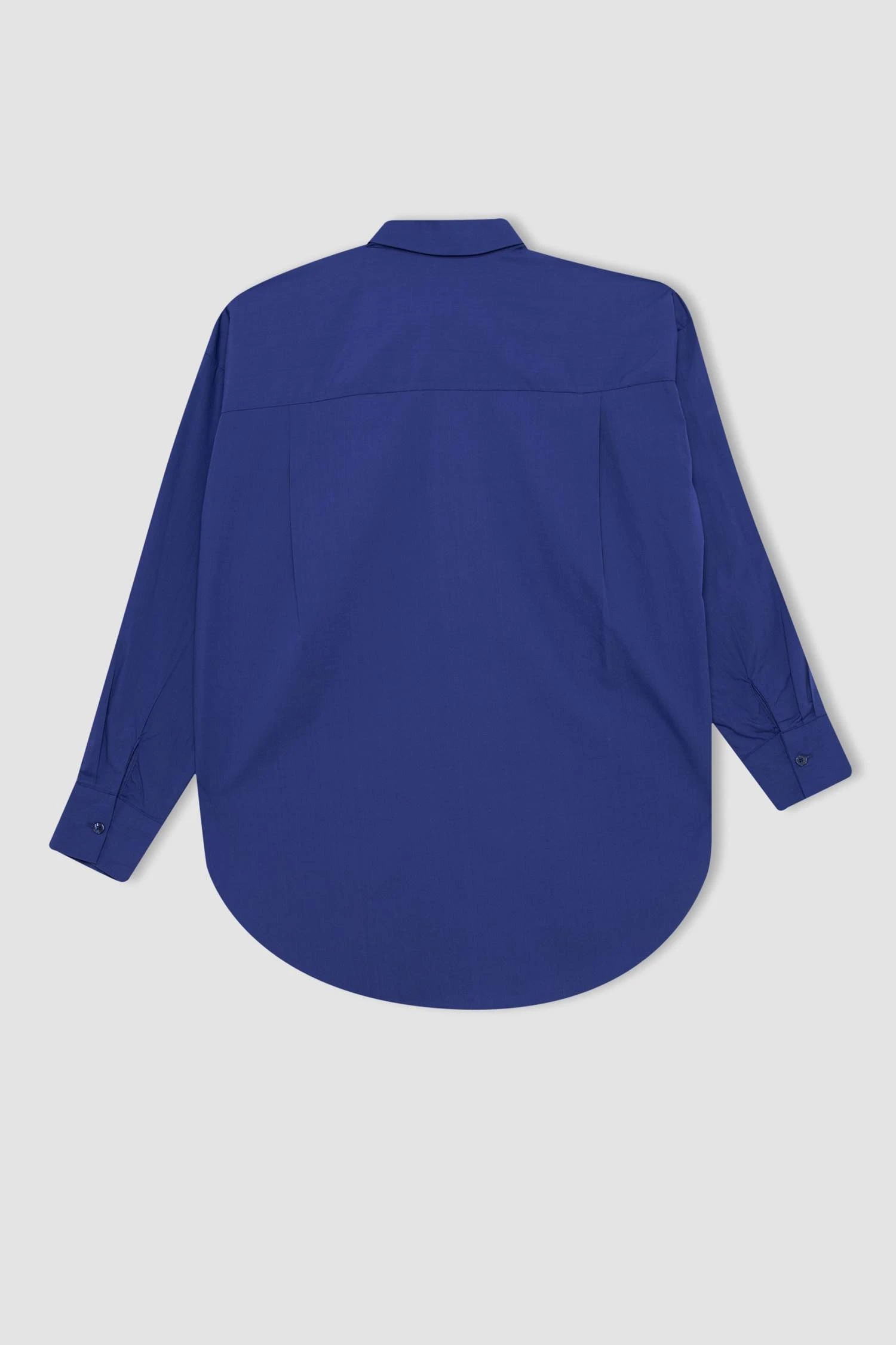 DeFacto Oversize Fit Gömlek Yaka Poplin Uzun Kollu %100 Pamuk Tunik 10 DeFacto Oversize Fit Gömlek Yaka Poplin Uzun Kollu %100 Pamuk Tunik – Bild 8