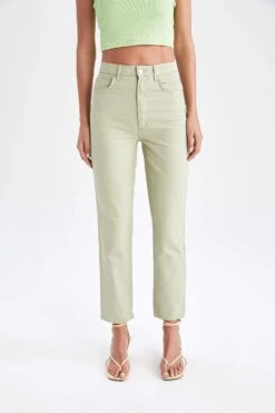 DeFacto Straight Fit Gabardin %100 Pamuk Pantolon -Tunik Style T5617AZ 22SP GN497 07 02