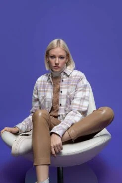 DeFacto Oversize Fit Retro Ekoseli Oduncu Gömlek Tunik