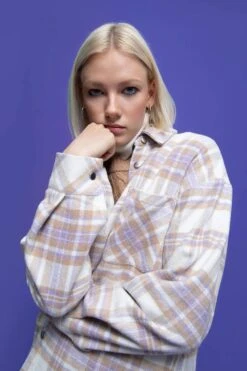 DeFacto Oversize Fit Retro Ekoseli Oduncu Gömlek Tunik 14 DeFacto Oversize Fit Retro Ekoseli Oduncu Gömlek Tunik -Tunik Style T6628AZ 22WN PR77 03 04