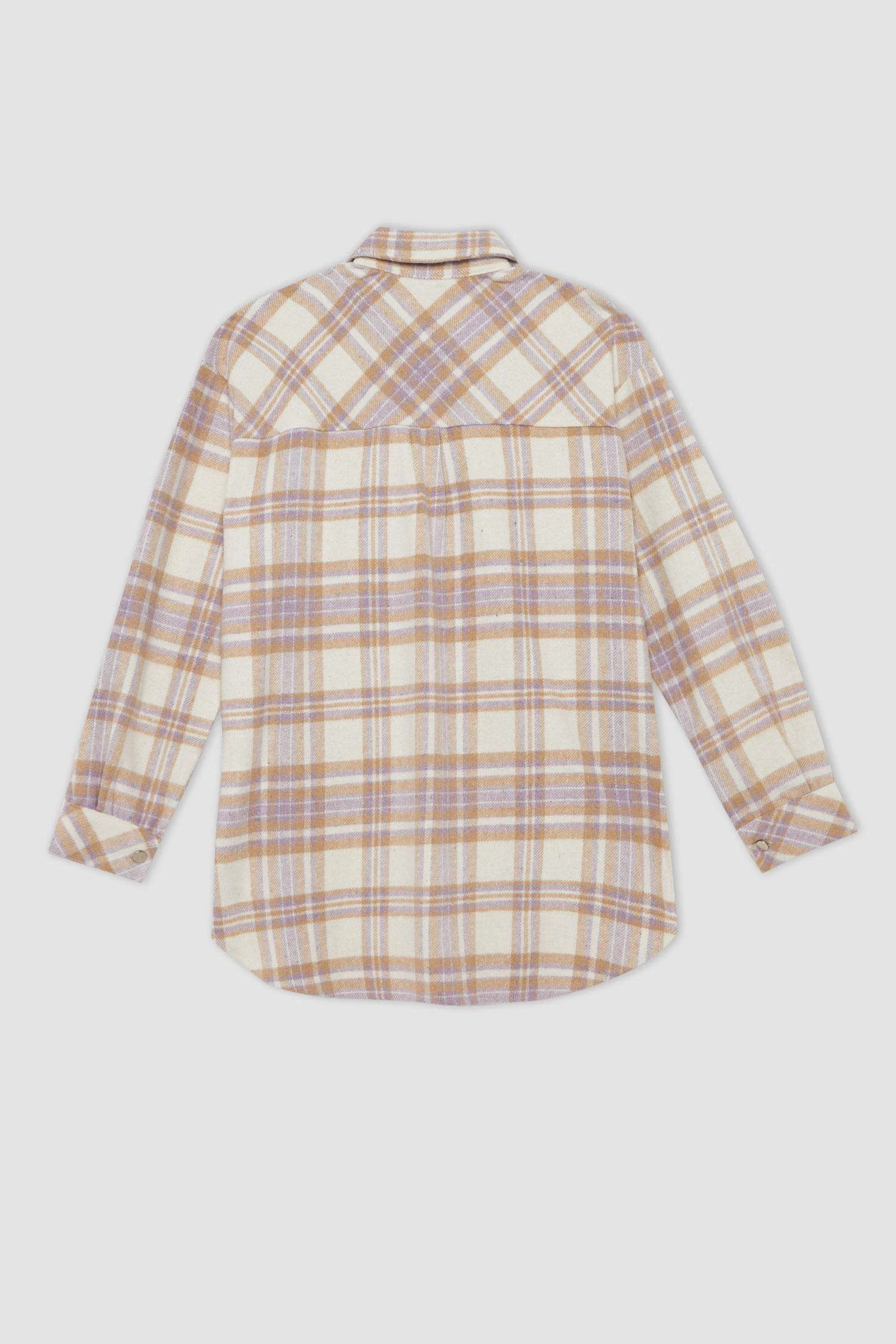 DeFacto Oversize Fit Retro Ekoseli Oduncu Gömlek Tunik 12 DeFacto Oversize Fit Retro Ekoseli Oduncu Gömlek Tunik – Bild 10