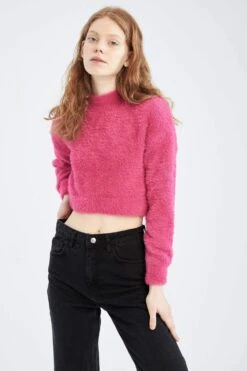 DeFacto Coool Regular Fit Yarım Balıkçı Yaka Triko Kazak