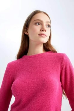 DeFacto Coool Slim Fit Bisiklet Yaka Kazak -Tunik Style U3145AZ 22AU PN219 03 02