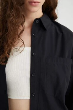 DeFacto Oversize Fit Poplin Uzun Kollu %100 Pamuk Gömlek -Tunik Style U7763AZ 23SP BK27 04 01