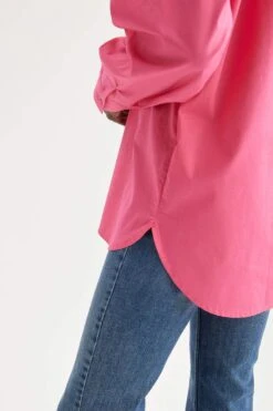 DeFacto Cepli Oversize Fit Poplin Gömlek %100 Pamuk Tunik 16 DeFacto Cepli Oversize Fit Poplin Gömlek %100 Pamuk Tunik -Tunik Style V3984AZ 22SM PN149 07 01