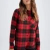 DeFacto Regular Fit Gömlek Yaka Flanel Uzun Kollu Gömlek -Tunik Style V5501AZ 22AU RD2 01 02