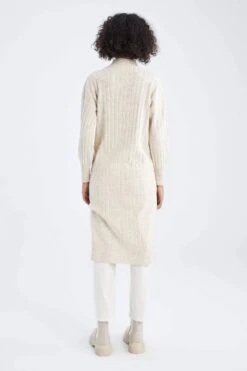 DeFacto Regular Fit Yarım Balıkçı Yaka Uzun Kollu Uzun Kollu Elbise -Tunik Style W0986AZ 22WN ER104 04 02