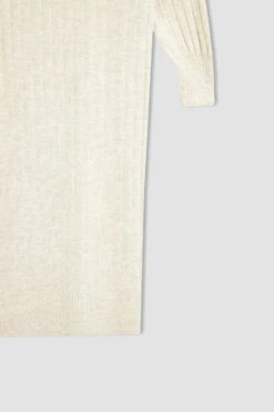 DeFacto Regular Fit Yarım Balıkçı Yaka Uzun Kollu Uzun Kollu Elbise -Tunik Style W0986AZ 22WN ER104 07 01