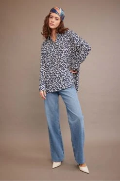 DeFacto Oversize Fit Uzun Kollu Gömlek 13 DeFacto Oversize Fit Uzun Kollu Gömlek -Tunik Style W4515AZ 23SP BE458 03 02