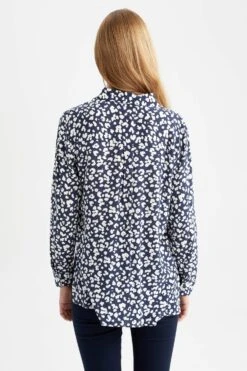 DeFacto Oversize Fit Uzun Kollu Gömlek 19 DeFacto Oversize Fit Uzun Kollu Gömlek -Tunik Style W4515AZ 23SP BE458 09 01