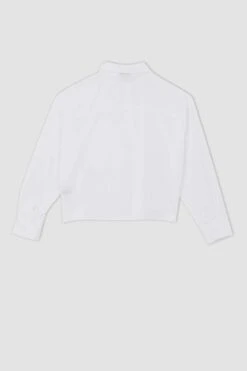 DeFacto Oversize Fit Keten Karışımlı Uzun Kollu Gömlek 19 DeFacto Oversize Fit Keten Karışımlı Uzun Kollu Gömlek -Tunik Style W5267AZ 22HS WT34 09 01