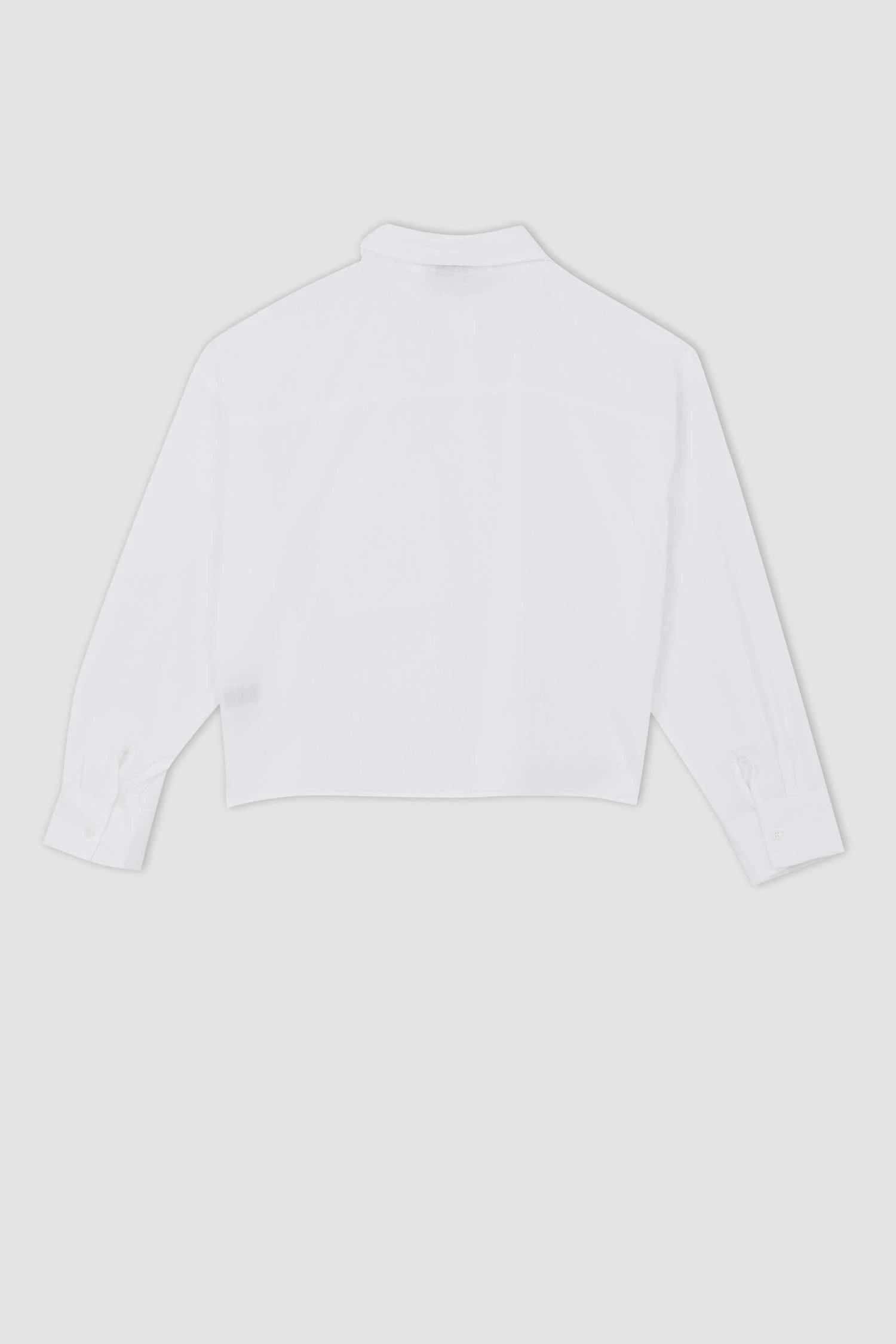 DeFacto Oversize Fit Keten Karışımlı Uzun Kollu Gömlek 11 DeFacto Oversize Fit Keten Karışımlı Uzun Kollu Gömlek – Bild 9