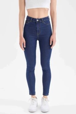 DeFacto Super Skinny Fit Yüksek Bel Jean Pantolon