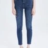 DeFacto Skinny Fit Paça Ucu Kesik Uzun Jean Pantolon