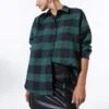 DeFacto Oversize Fit Gömlek Yaka Flanel Uzun Kollu Tunik 2 DeFacto Oversize Fit Gömlek Yaka Flanel Uzun Kollu Tunik -Tunik Style X2025AZ 22AU GN383 01 02