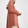 DeFacto Regular Fit Uzun Kollu Krinkıl Viskon Gömlek Tunik -Tunik Style X2914AZ 22SP BR323 01 01