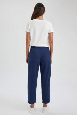 DeFacto Yüksek Esnek Belli Cepli Pantolon -Tunik Style X2977AZ 23SM NV31 06 01