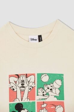 DeFacto Disney Mickey & Minnie Relax Fit Bisiklet Yaka Sweatshirt %100 Pamuk Tunik -Tunik Style X6910AZ 22SM ER144 07 01