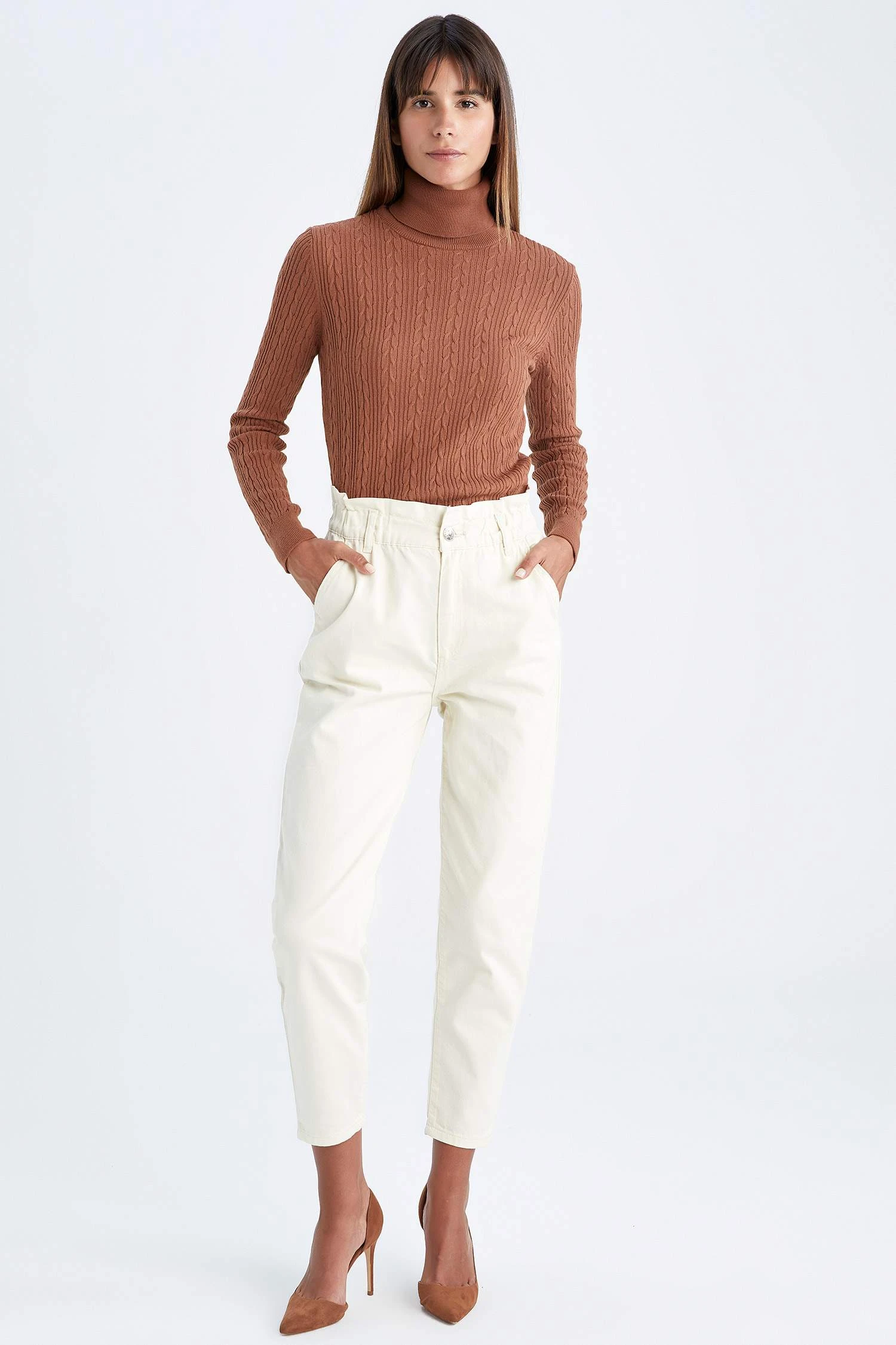 DeFacto Fitted Balıkçı Yaka Kazak 4 DeFacto Fitted Balıkçı Yaka Kazak – Bild 2