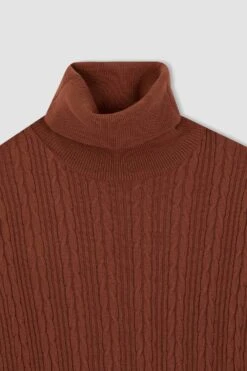 DeFacto Fitted Balıkçı Yaka Kazak 16 DeFacto Fitted Balıkçı Yaka Kazak -Tunik Style X7713AZ 22WN BN61 07 01