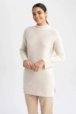 DeFacto Regular Fit Balıkçı Yaka Tunik -Tunik Style X7755AZ 22WN ER105 07 03