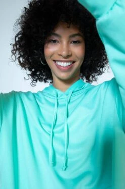 DeFacto Oversize Fit Kapüşonlu Kanguru Cepli Sweatshirt Tunik -Tunik Style X7946AZ 22SM TR219 03 02