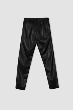 DeFacto Jogger Yüksek Bel Cepli Suni Deri Pantolon -Tunik Style X8320AZ 22WN BK27 08 01