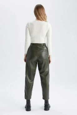 DeFacto Carrot Fit Suni Deri Pantolon -Tunik Style X8323AZ 22WN KH70 05 01
