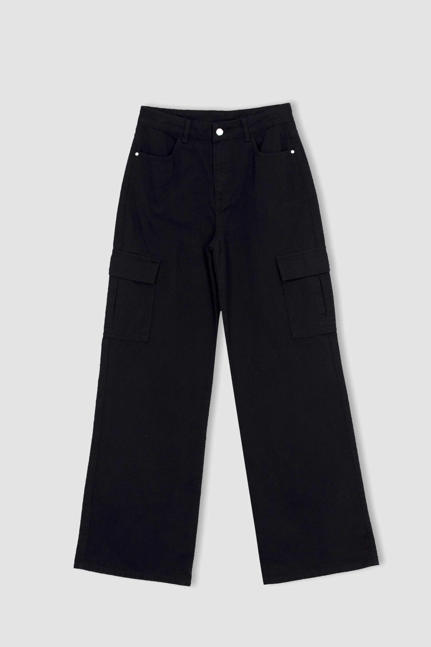 DeFacto Coool Kargo Cepli Geniş Paça Gabardin %100 Pamuk Pantolon 8 DeFacto Coool Kargo Cepli Geniş Paça Gabardin %100 Pamuk Pantolon – Bild 6