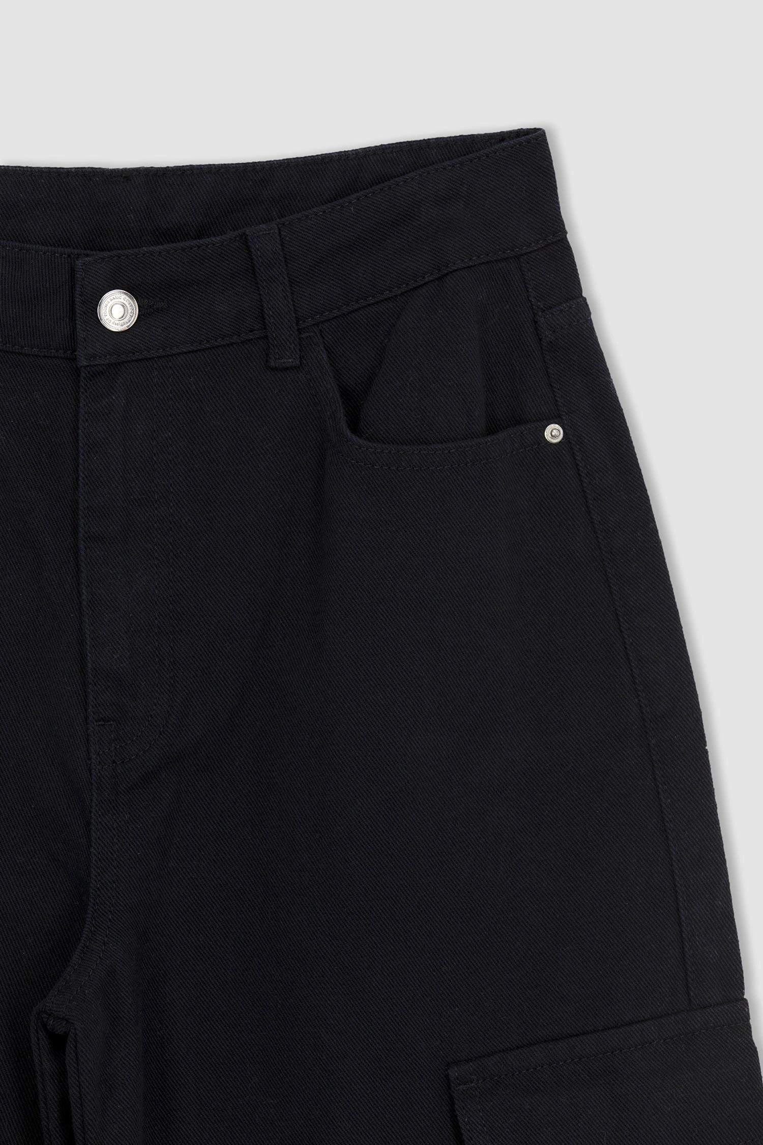 DeFacto Coool Kargo Cepli Geniş Paça Gabardin %100 Pamuk Pantolon 9 DeFacto Coool Kargo Cepli Geniş Paça Gabardin %100 Pamuk Pantolon – Bild 7