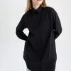 DeFacto Relax Fit Poplin Uzun Kollu Tunik -Tunik Style X8891AZ 22AU BK27 01 02