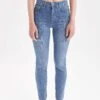 DeFacto Skinny Fit Normal Bel Jean Pantolon -Tunik Style Y0075AZ 22SM NM28 01 02