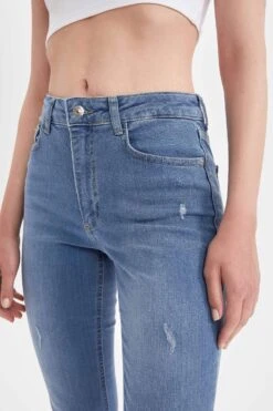 DeFacto Skinny Fit Normal Bel Jean Pantolon -Tunik Style Y0075AZ 22SM NM28 04 01