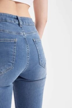 DeFacto Skinny Fit Normal Bel Jean Pantolon -Tunik Style Y0075AZ 22SM NM28 05 01