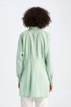 DeFacto Relax Fit Basic Uzun Kollu Gömlek Tunik 14 DeFacto Relax Fit Basic Uzun Kollu Gömlek Tunik -Tunik Style Y0173AZ 22HS TR350 05 01