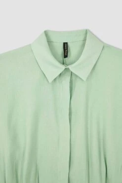 DeFacto Relax Fit Basic Uzun Kollu Gömlek Tunik 16 DeFacto Relax Fit Basic Uzun Kollu Gömlek Tunik -Tunik Style Y0173AZ 22HS TR350 07 01