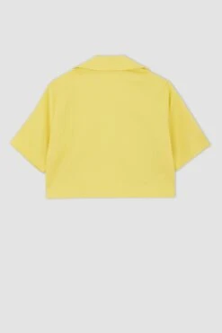 DeFacto Kısa Kollu Crop Blazer Ceket -Tunik Style Y1849AZ 22SM YL81 08 01