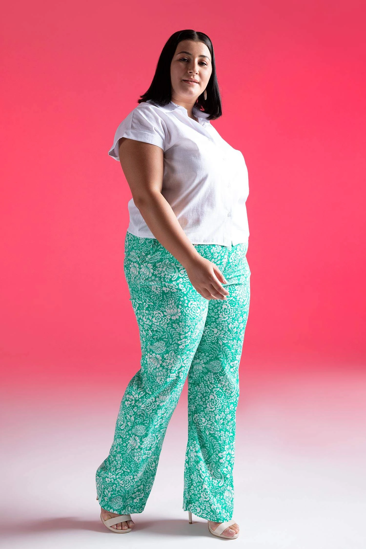 DeFacto DF Plus Palazzo Uzun Boy Krinkıl Viskon Pantolon 4 DeFacto DF Plus Palazzo Uzun Boy Krinkıl Viskon Pantolon – Bild 2