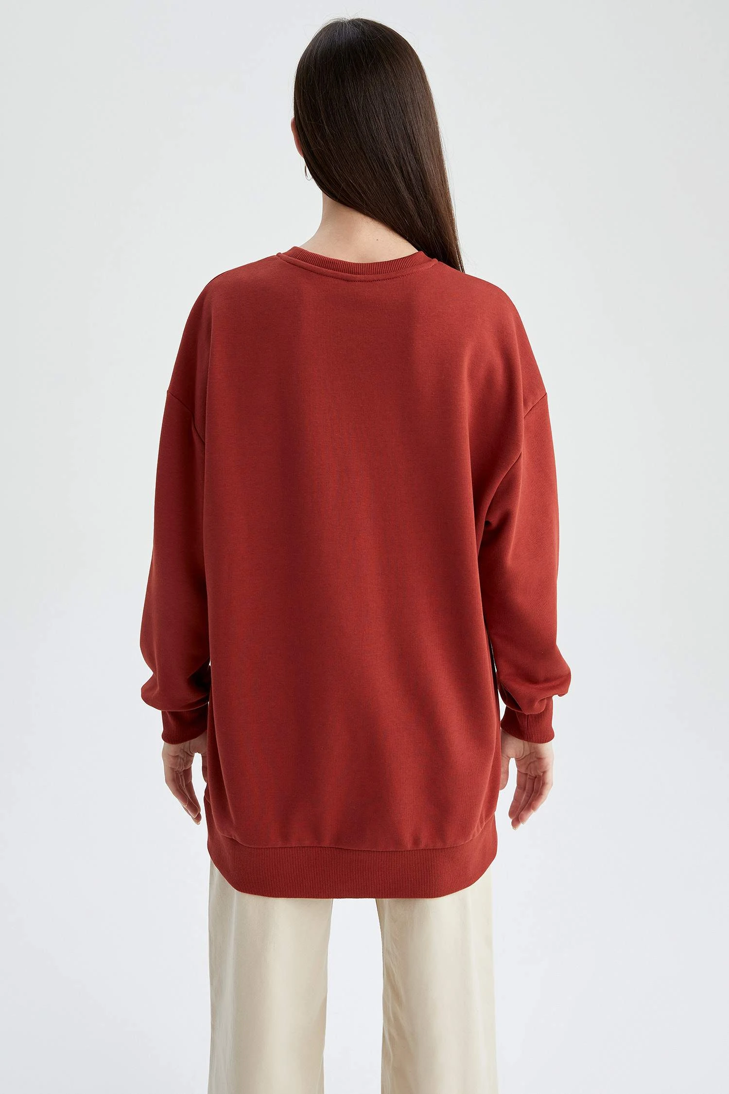 DeFacto Relax Fit Bisiklet Yaka Baskılı Sweatshirt Tunik 8 DeFacto Relax Fit Bisiklet Yaka Baskılı Sweatshirt Tunik – Bild 6