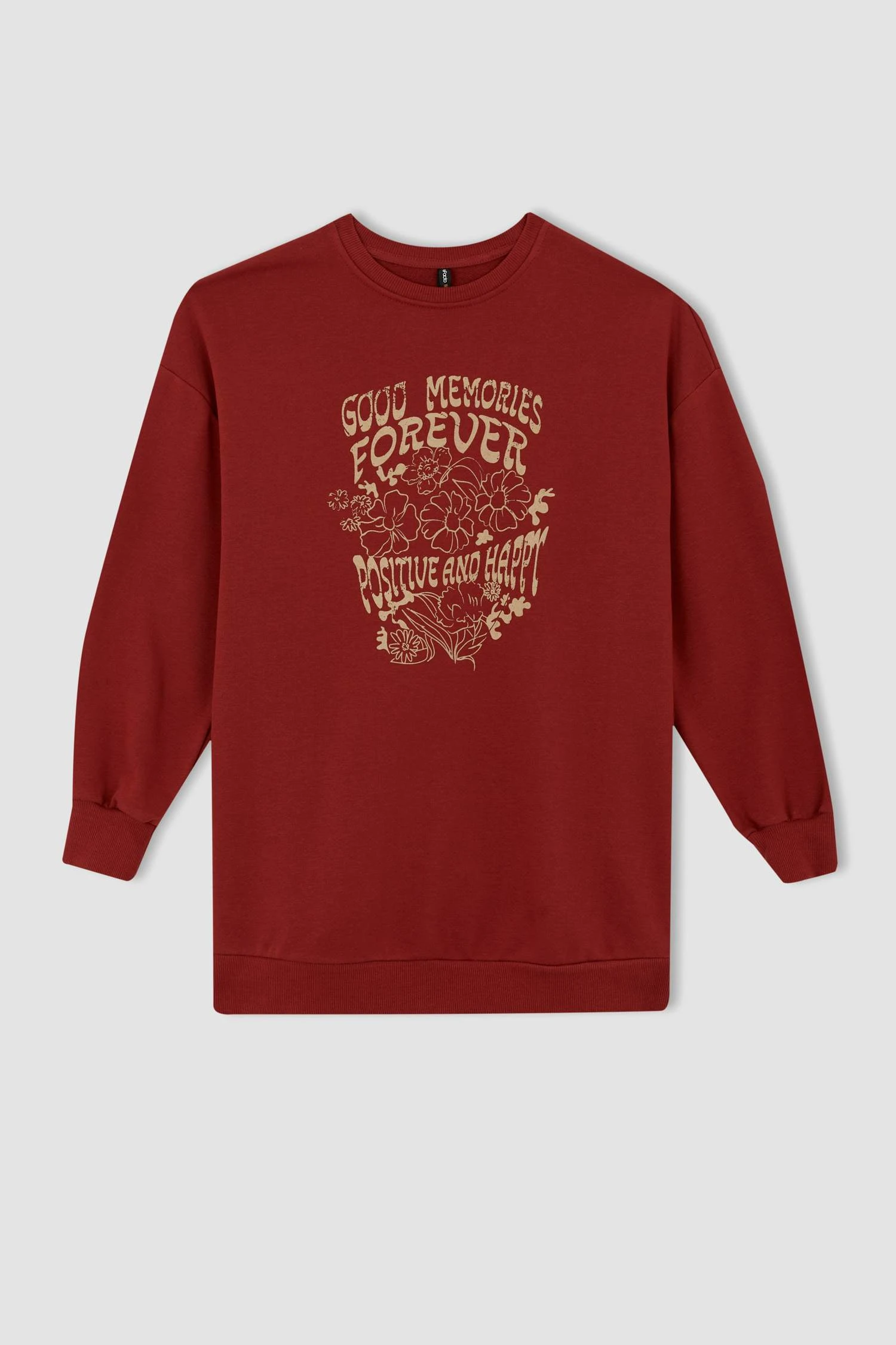 DeFacto Relax Fit Bisiklet Yaka Baskılı Sweatshirt Tunik 9 DeFacto Relax Fit Bisiklet Yaka Baskılı Sweatshirt Tunik – Bild 7