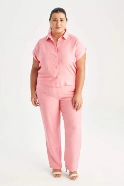 DeFacto DF Plus Straight Fit Ayrobin Pantolon 16 DeFacto DF Plus Straight Fit Ayrobin Pantolon -Tunik Style Y3889AZ 22SM PN83 05 02