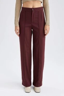 DeFacto Straight Fit Yüksek Bel Geniş Paça Cepli Pantolon -Tunik Style Y4173AZ 22AU BR34 06 02